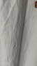 IZEXX棉麻冰絲短袖T恤男夏季純色重磅復古寬松圓領(lǐng)休閑上衣HN67白色M 曬單實(shí)拍圖