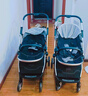 酷貝樂(lè )雙胞胎嬰兒推車(chē)可坐可躺可拆分輕便折疊嬰兒車(chē)雙向避震寶寶手推車(chē) Nebula【3代】-星空灰 曬單實(shí)拍圖
