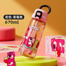 迪士尼（Disney）兒童水杯小學(xué)生上學(xué)專(zhuān)用運動(dòng)水杯女tritan塑料杯子吸管杯畢業(yè)禮物 曬單實(shí)拍圖