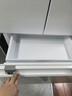 海爾（Haier）冰箱416升超薄零嵌入式60cm內法式多門(mén)四開(kāi)雙門(mén)小紅花系列一級變頻大容量黑金凈化  國家補貼20% 416升+594mm超薄零嵌+黑金凈化+三檔變溫 曬單實(shí)拍圖