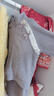 梔了成長(cháng)記梔了成長(cháng)記童裝女童韓版時(shí)髦套裝秋季新款兒童寶寶百搭休閑兩件套 灰色 套裝 160 曬單實(shí)拍圖