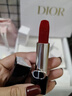 迪奧DIOR【鄧為推薦】烈艷藍金口紅絲絨772啞光唇膏 生日禮物送女友 曬單實(shí)拍圖