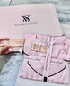 維多利亞的秘密（Victoria's Secret）田曦薇同款 宅度假水光綢家居服絲滑涼感長(cháng)袖長(cháng)褲睡衣套裝 曬單實(shí)拍圖