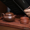 百年利永宜興紫砂壺純全手工原礦紫泥仿古壺功夫茶具泡茶壺150ml 曬單實(shí)拍圖