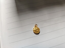 行金銀中黃金吊墜 999足金福牌吊墜國潮圓牌項鏈掛墜計價(jià)圣誕節禮物 福牌吊墜項鏈 約0.28g(單吊墜 克重多退少補) 曬單實(shí)拍圖