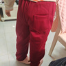 女童加絨褲子2025秋冬新款兒童運動(dòng)休閑衛褲加厚一體絨女孩香蕉褲 CSP-T93【紅色】 150 曬單實(shí)拍圖