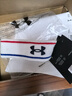 安德瑪（UNDERARMOUR）Performance情侶訓練運動(dòng)條紋頭帶1373118 白色100 均碼 曬單實(shí)拍圖