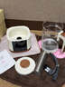 格麗思（GREENIS）煮茶壺養生壺 純鈦噴淋式加熱煮茶器一體式燒水壺蒸茶壺 辦公室蒸茶器茶水分離 電茶壺圍爐煮茶 椰奶白禮盒裝（純鈦壺底-單直筒茶漏） 曬單實(shí)拍圖