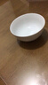 九風(fēng)窯景德鎮高溫白瓷碗盤(pán)碗碟套裝碗具飯碗湯碗面碗斗笠碗吃飯碗餐具 4.5英寸高溫白瓷羅漢碗 曬單實(shí)拍圖