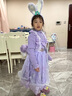 G.DUCKKIDS童裝洛麗塔公主裙女童連衣裙春秋季兒童裙子秋冬針織毛衣蓬蓬裙女 2520紫色毛衣裙+裙撐【不加絨】 120 尺碼5~6歲【110-120cm】cm 曬單實(shí)拍圖