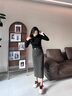 靖話(huà)松糕厚底小白鞋女2025年春秋季新款板鞋百搭休閑鞋透氣輕便運動(dòng)鞋 酒紅色 37 (235mm) 曬單實(shí)拍圖