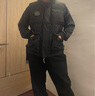 臣梵席特大碼300斤工裝馬甲棉服男冬季加厚保暖復古山系坎肩棉衣棉馬甲 黑色 加厚 L （建議100-120斤） 曬單實(shí)拍圖