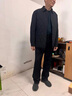 皮爾卡丹桑蠶絲棉衣男輕薄冬季新款商務(wù)翻領(lǐng)行政棉服外套中年爸爸男士棉襖 翻領(lǐng)藏青 XL (180) 【適合135-150斤】 曬單實(shí)拍圖