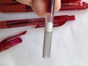 派通（Pentel）BLN105按動(dòng)紅色中性筆高顏值0.5mm簽字筆商務(wù)學(xué)生速干水筆水性筆文具 紅桿紅芯12支裝 曬單實(shí)拍圖