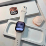 Apple/蘋(píng)果 Watch Series 10 智能手表GPS款42毫米玫瑰金色鋁金屬表殼淡桃粉色運動(dòng)型表帶S/M MX1R3CH/B 曬單實(shí)拍圖