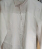 EAEOVNI長(cháng)袖襯衫女商務(wù)免燙春夏職業(yè)裝白色正裝銀行襯衣面試工作服修身OL 純白色【方領(lǐng)】 39 【118-128斤】 曬單實(shí)拍圖