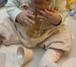 奶爸爸（Nicepapa）PPSU翻蓋奶瓶寬口徑自然實(shí)感防脹氣10月以上仿母乳奶嘴L碼240ML 曬單實(shí)拍圖
