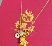 老鳳祥輕奢s925銀項(xiàng)鏈女馬卡龍獨(dú)角獸吊墜首飾生日中秋節(jié)禮物送女友老婆 馬卡龍*獨(dú)角獸項(xiàng)鏈*品牌禮盒 曬單實(shí)拍圖