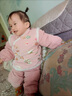 G.DUCKKIDS小黃鴨漢服女童套裝冬季兒童棉服中式女寶寶周歲衣服加絨拜年禮服 粉色 80 尺碼6-9個(gè)月14-20斤 曬單實(shí)拍圖