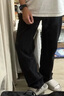 Levi's李維斯男士565寬松直筒工裝美式復古簡(jiǎn)約通勤時(shí)尚休閑褲 藍黑色 32 (32) 曬單實(shí)拍圖