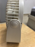 公牛USB桌面風(fēng)扇 【電芯3C認證】迷你輕音小電扇2000mAh長(cháng)續航  壁掛兩用充電款-米云白 曬單實(shí)拍圖