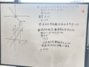得力白板寫(xiě)字板120*90cm H型碳鋼支架式磁吸書(shū)寫(xiě)移動(dòng)升降辦公會(huì )議黑板家庭輔導培訓33715【升級雙面】 曬單實(shí)拍圖