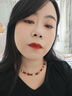 白嵐彩夏項(xiàng)鏈女琥珀瑪瑙橢圓珍珠鎖骨鏈時(shí)尚氣質(zhì)感飾品生日禮物送老婆 曬單實(shí)拍圖