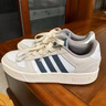 阿迪達(dá)斯 （adidas）官方網(wǎng)男鞋女鞋秋季25新款情侶運(yùn)動鞋潮流時尚耐磨休閑鞋低幫板鞋 白藍(lán)棕/「小鋸齒」 40 (245mm) 曬單實(shí)拍圖