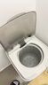 志高（CHIGO）脫水機甩干機小型迷你家用甩干桶出租房宿舍大容量單杠脫水桶烘干一體 8.6KG【加厚普通款】 曬單實(shí)拍圖