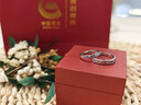 央創(chuàng  )時(shí)尚中國黃金純銀999對戒情侶款戒指足銀一對開(kāi)口圣誕節圣誕禮物女友 曬單實(shí)拍圖