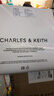 CHARLES&KEITH鱷魚紋凱莉包手提斜挎婚包包女包生日禮物CK2-50270880-1 Black黑色 S 曬單實(shí)拍圖