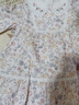 戴維貝拉（DAVE＆BELLA）兒童裙子2025秋裝新純棉女童長(zhǎng)袖碎花裙女寶寶連衣裙小童公主裙 米白底印花【現(xiàn)貨】 90 cm（建議身高80-90cm） 曬單實(shí)拍圖