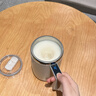 JCZS德國咖啡杯全自動(dòng)攪拌杯新款電動(dòng)充電款豆漿磁力便攜搖搖懶人杯子 顯溫款米色數字顯溫316內膽內帶刻度線(xiàn) 400ml 曬單實(shí)拍圖