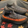阿迪達斯Yeezy350夏日透氣椰子男女休閑鞋HQ7045 41 曬單實(shí)拍圖