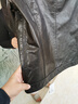 羅蒙100%頭層牛皮真皮皮衣男士機車(chē)服皮夾克冬季爸爸裝翻領(lǐng)外套25新款 曬單實(shí)拍圖