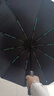 GOTOVANG戶(hù)外環(huán)扣全自動(dòng)雨傘女晴雨兩用加大加固加厚遮陽(yáng)防曬大號男防暴雨 【便攜掛鉤】120骨自動(dòng)晴雨曜石黑 大傘面+超強抗風(fēng)【10×6雙段三骨】 曬單實(shí)拍圖