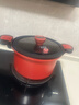 蘇泊爾（SUPOR）抗菌微壓湯鍋不粘燜煮鍋微壓鍋煮粥燉菜鍋大湯鍋燃氣灶電磁爐通用 直徑 2-4人適用 可隨時(shí)開(kāi)蓋 22cm 曬單實(shí)拍圖