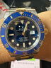 勞力士潛航者日歷型 自動(dòng)機械機芯 300米防水 41mm 男表 瑞表 曬單實(shí)拍圖
