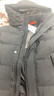 鴨鴨王一博同款312g充絨防寒羽絨服長(cháng)款男女極寒加厚冬季保暖外套HY 青光黑色-YE4B001056A S 曬單實(shí)拍圖