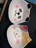 神田陶瓷碗家用日式米飯碗釉下彩飯碗卡通泡面碗湯碗 三色廚貓飯碗 5英寸 曬單實(shí)拍圖