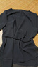 皮爾卡丹（pierre cardin）雪紡衫女?huà)寢屟b黑色新款夏季圓領(lǐng)大碼短袖上衣寬松遮肚洋氣小衫 黑色 XL 121-136斤 曬單實(shí)拍圖