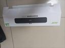 宏碁（acer）電腦音響藍牙小音箱家用桌面臺式電腦筆記本用超重低音炮USB長(cháng)條游戲電競迷你手機小鋼炮RGB發(fā)光 曜石黑有線(xiàn)【旋鈕調音】 曬單實(shí)拍圖