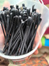 掏耳勺棉簽挖耳勺棉棒清潔二合一化妝家用雙頭多功能棉簽 優(yōu)質(zhì)材料【掏耳二合一】可用雙頭 黑色【1盒共100支】比耳勺好用 曬單實(shí)拍圖