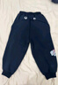 馬·拉?。∕.Latin）/童裝兒童褲子冬新款男小童印花立體褶造型針織長(cháng)褲 藏青 100 cm 曬單實(shí)拍圖