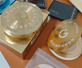 嘉利瑪（GALIMARD）金幣粉餅控油補妝定妝持妝遮瑕細膩不脫妝N02自然色 曬單實(shí)拍圖