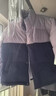 富羅迷（follow me）兒童羽絨服男童短款加厚拼色親子裝女童羽絨服2025冬季新款 米白 模特120試穿120 90 默認尺碼5 曬單實拍圖