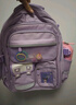 靚寶寶庫洛米三到六女孩小學(xué)生減負護脊大容量一年級二女童輕便兒童書(shū)包 小號紫色(不含補習袋不含文具盒) 曬單實(shí)拍圖