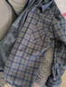 啄木鳥(niǎo)長(cháng)袖格子襯衫男秋冬季加絨加厚保暖男士襯衣休閑大碼爸爸衣服男裝 9908 2XL 曬單實(shí)拍圖