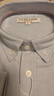 U.S. POLO ASSN.襯衫男春秋長(cháng)袖白色休閑工裝外套高端免燙抗皺寬松藍色男士襯衣 曬單實(shí)拍圖
