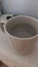 無(wú)印良品（MUJI）炻瓷 馬克杯 家用水杯 陶瓷杯 咖啡杯 辦公室 米灰色  270ml 曬單實(shí)拍圖